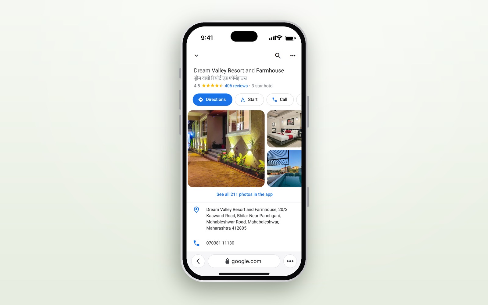 Dream Valley Resort Google Business Profile