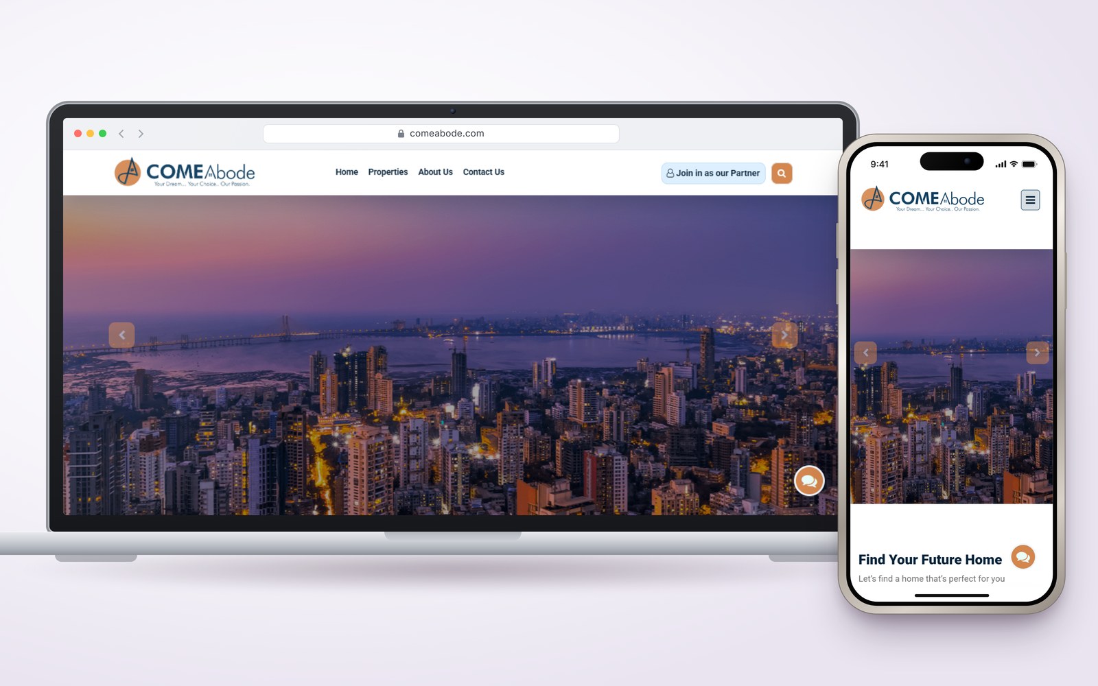 Comeabode website