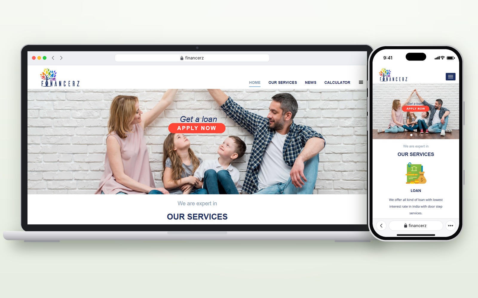 Financerz website