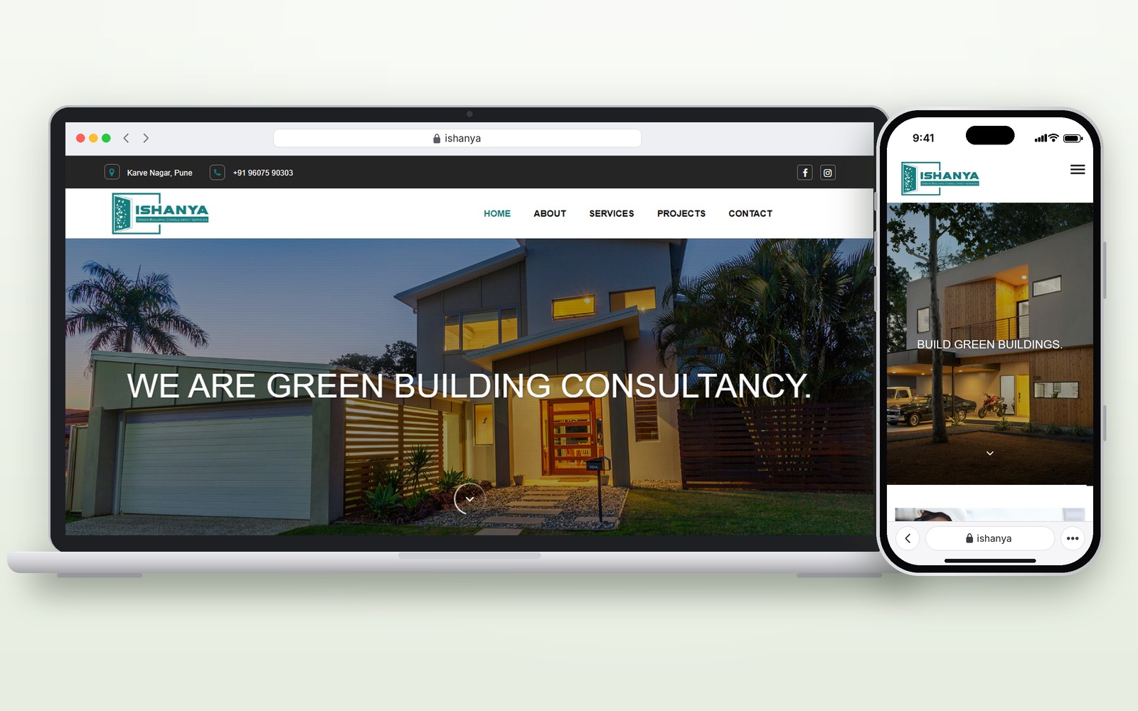 Ishanya Green Building website